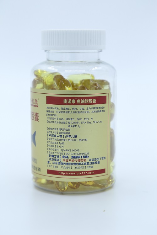 奧諾康魚油軟膠囊